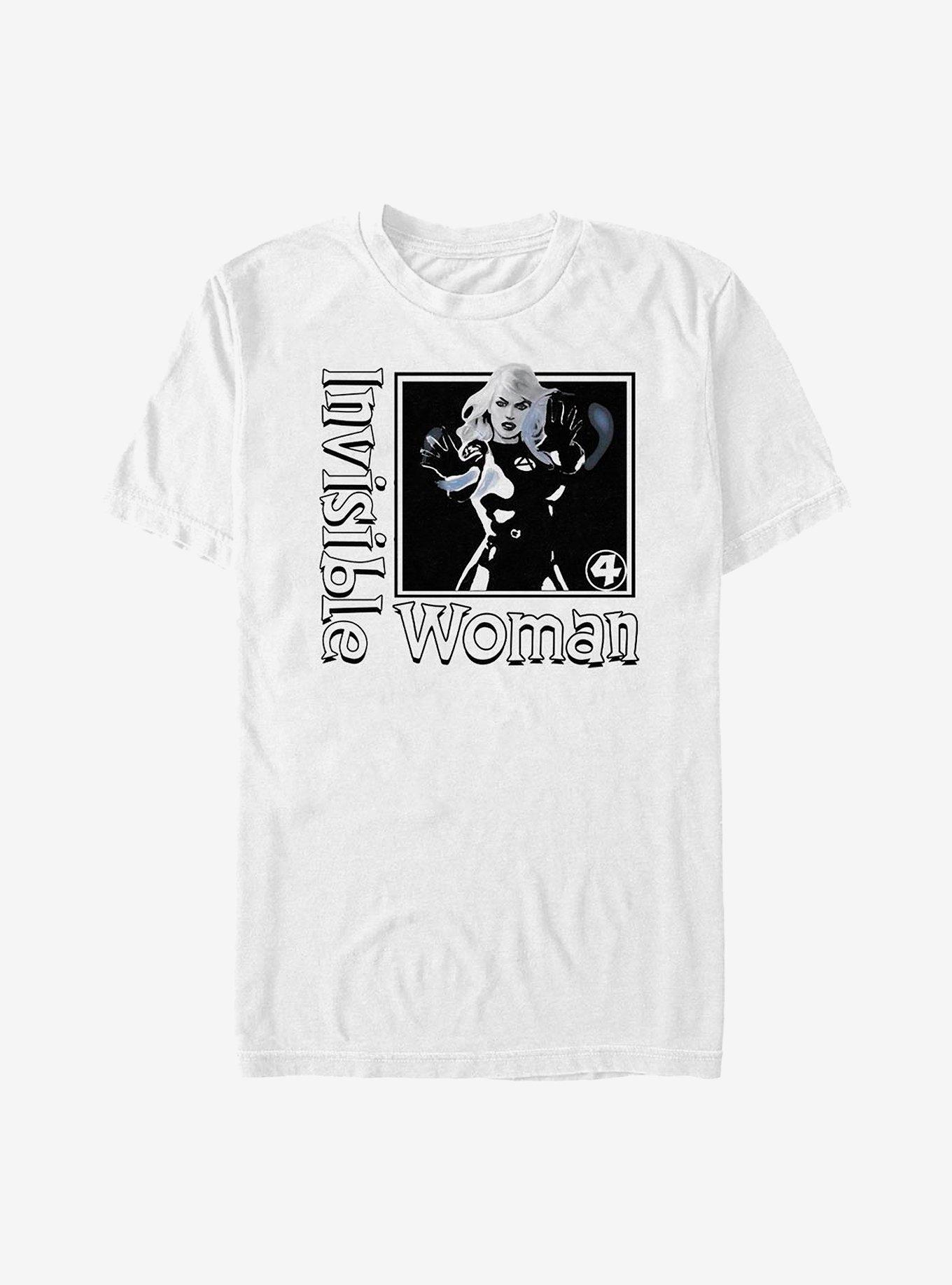 Marvel Fantastic Four Invisible Pose T-Shirt, WHITE, hi-res