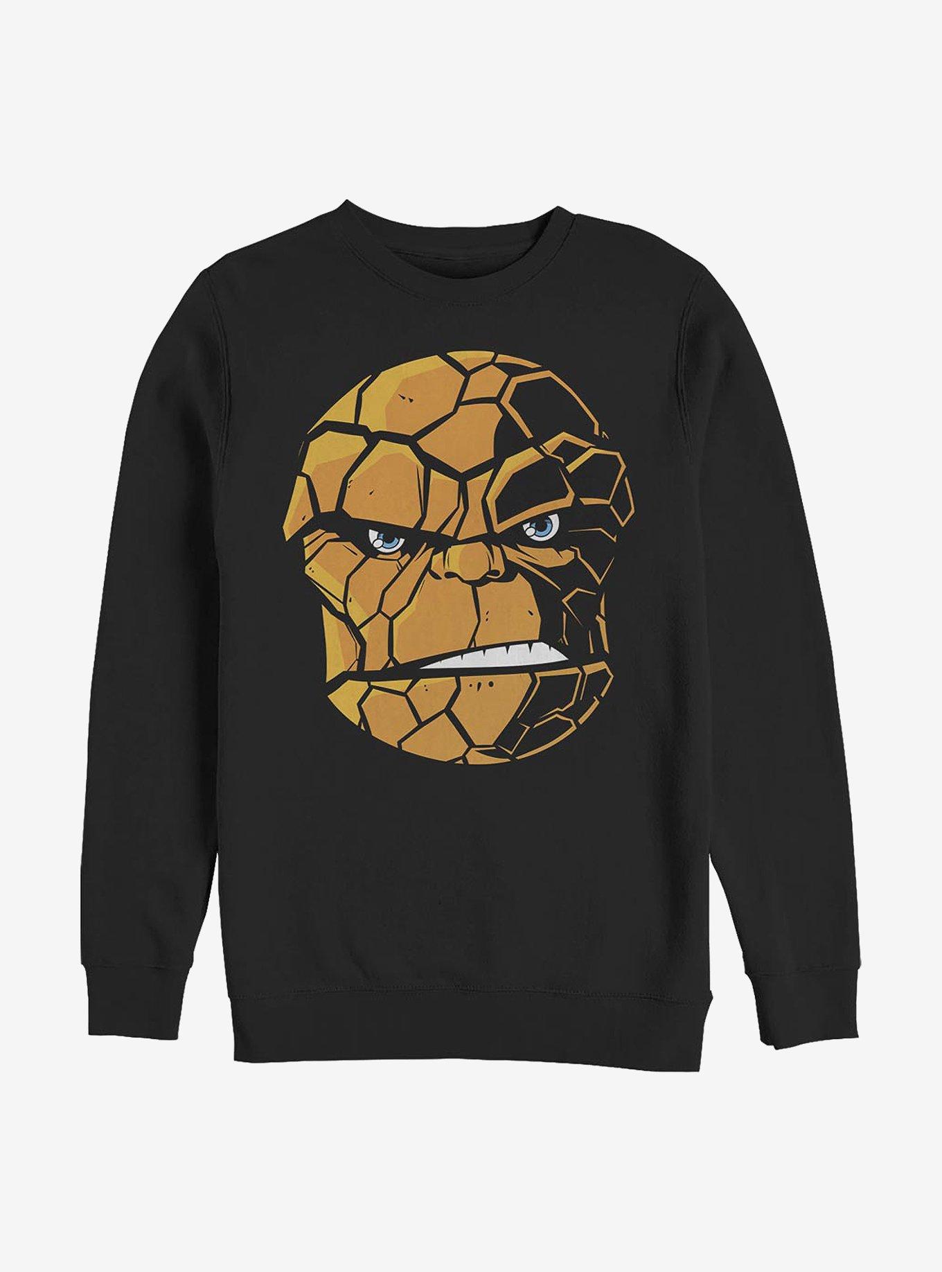 Marvel Fantastic Four Thing Force Crew Sweatshirt, BLACK, hi-res