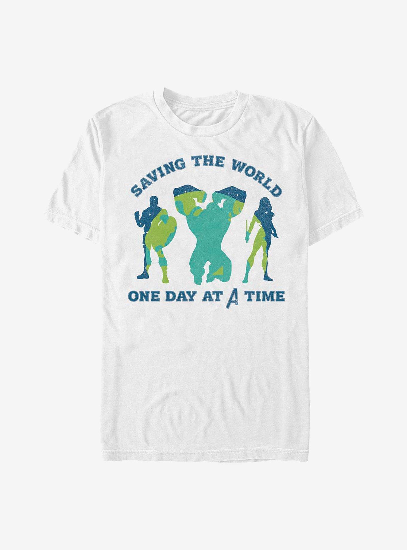 Marvel Avengers Team Earth Day T-Shirt, WHITE, hi-res