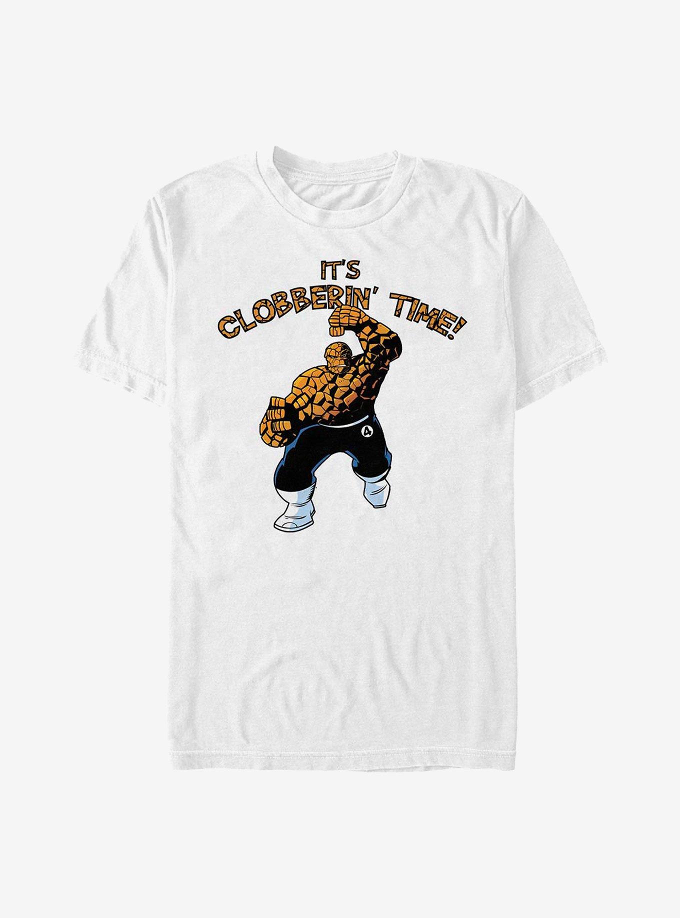 Marvel Fantastic Four Time To Clobber T-Shirt, WHITE, hi-res