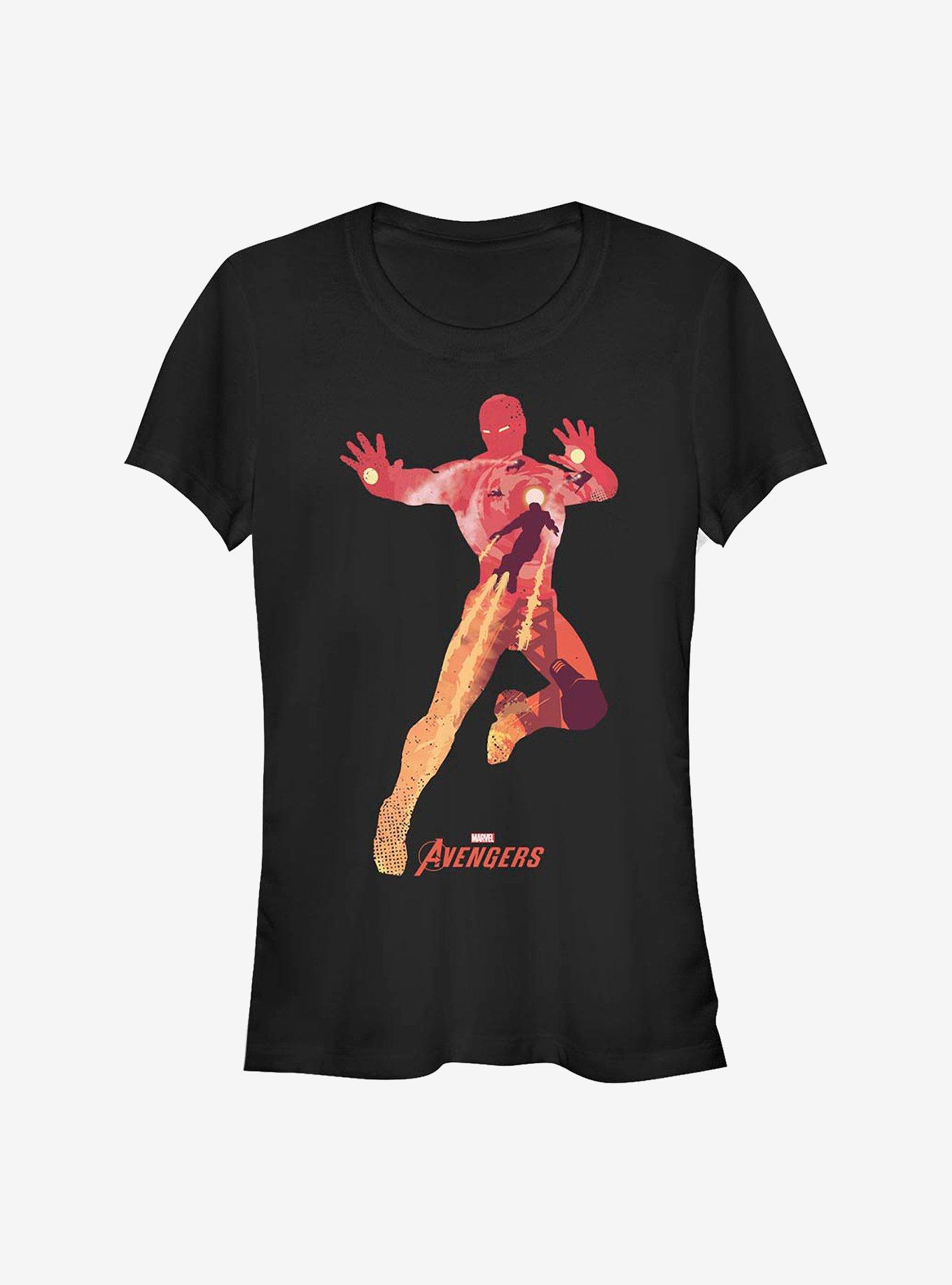 Marvel Iron Man Scene Girls T-Shirt, BLACK, hi-res