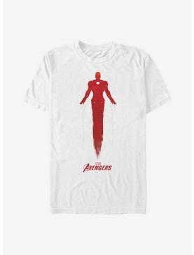 Plus Size Marvel Iron Man Silhouette T-Shirt, , hi-res