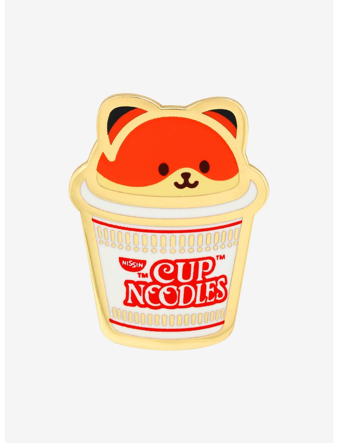 Anirollz Nissin Cup Noodles Foxiroll Enamel Pin, , hi-res