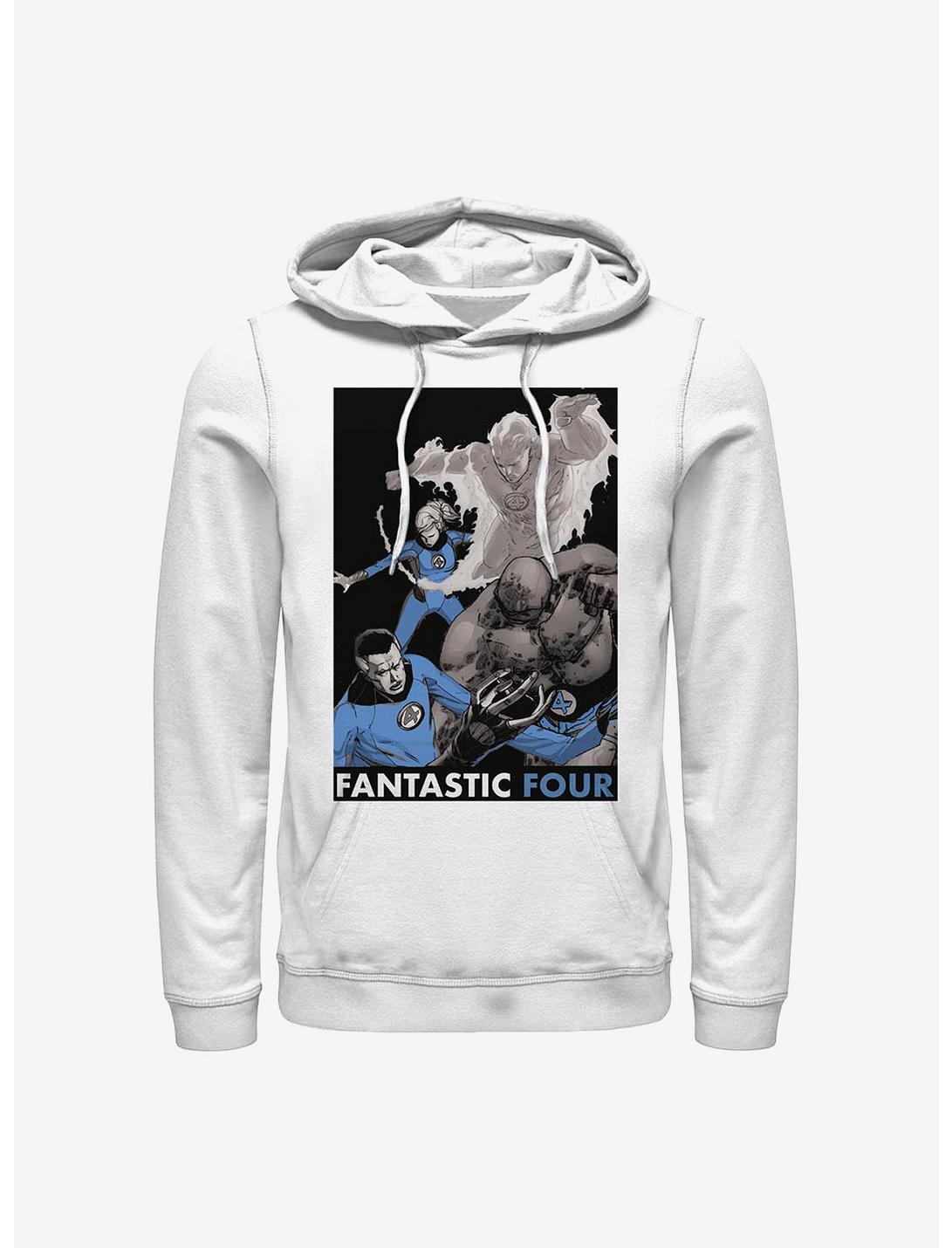 Marvel Fantastic Four The Four Hoodie, WHITE, hi-res