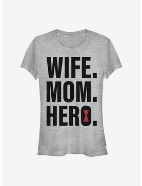 Marvel Black Widow Wife Mom Black Widow Girls T-Shirt, ATH HTR, hi-res