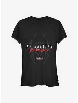 Marvel Spider-Man Miles Morales Be Greater Be Yourself Girls T-Shirt, , hi-res