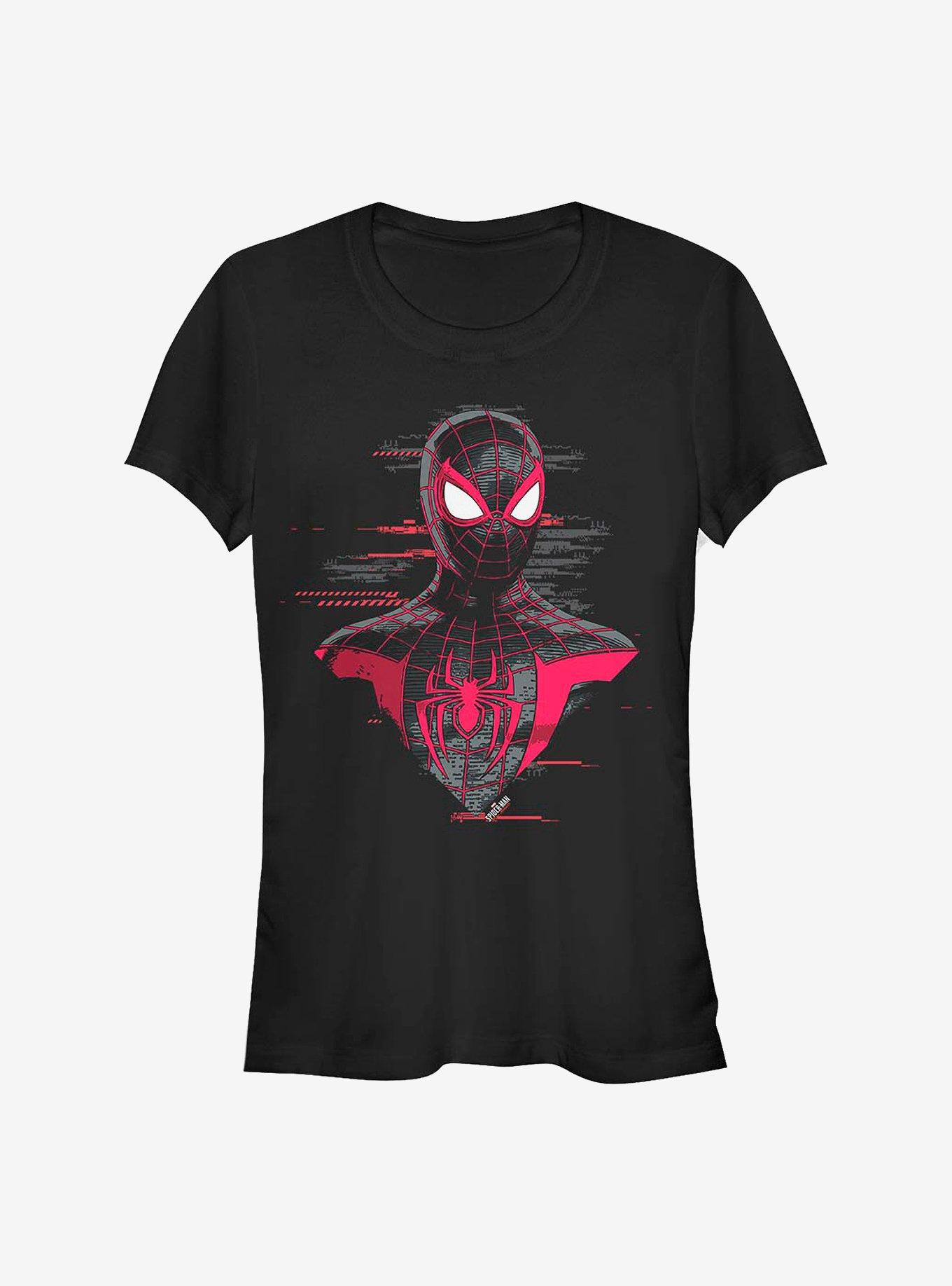 Marvel Spider-Man Miles Morales Big Spidey Girls T-Shirt, BLACK, hi-res