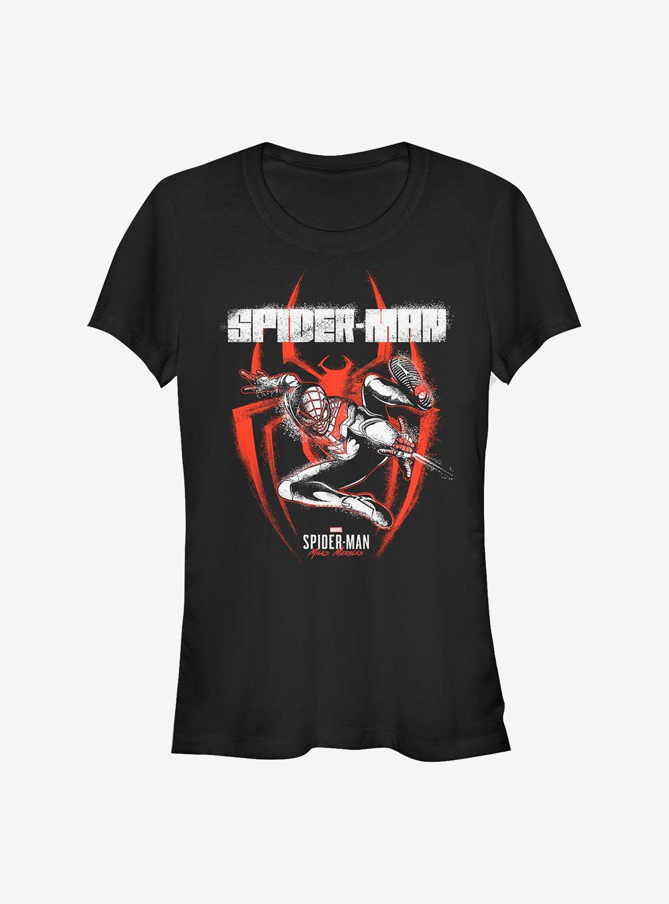 Marvel Spider-Man Miles Morales Spray Girls T-Shirt, , hi-res