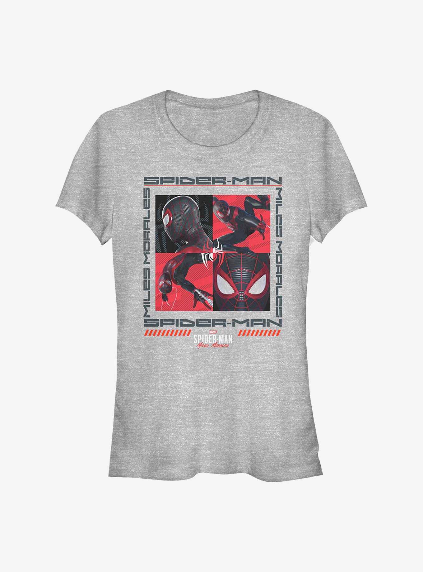 Marvel Spider-Man Miles Morales Square Up Girls T-Shirt, , hi-res