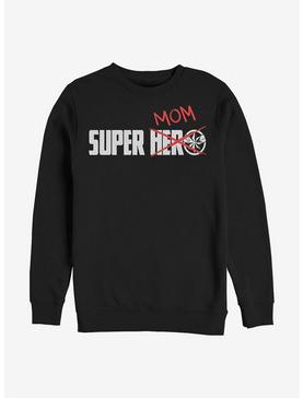 Marvel Captain Marvel Super Mom Doodle Crew Sweatshirt, , hi-res