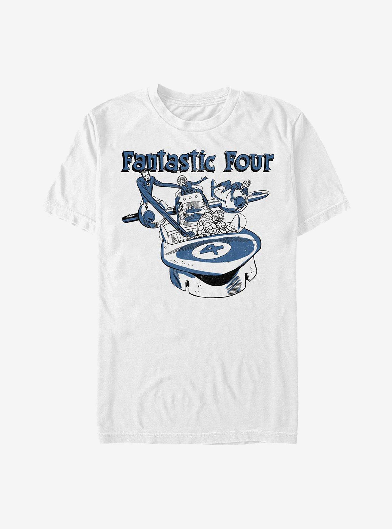 Marvel Fantastic Four Classic Four T-Shirt, WHITE, hi-res