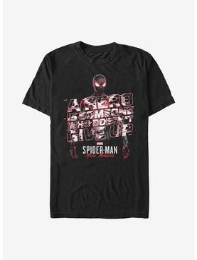 Marvel Spider-Man Miles Morales A Hero Editorial T-Shirt, , hi-res