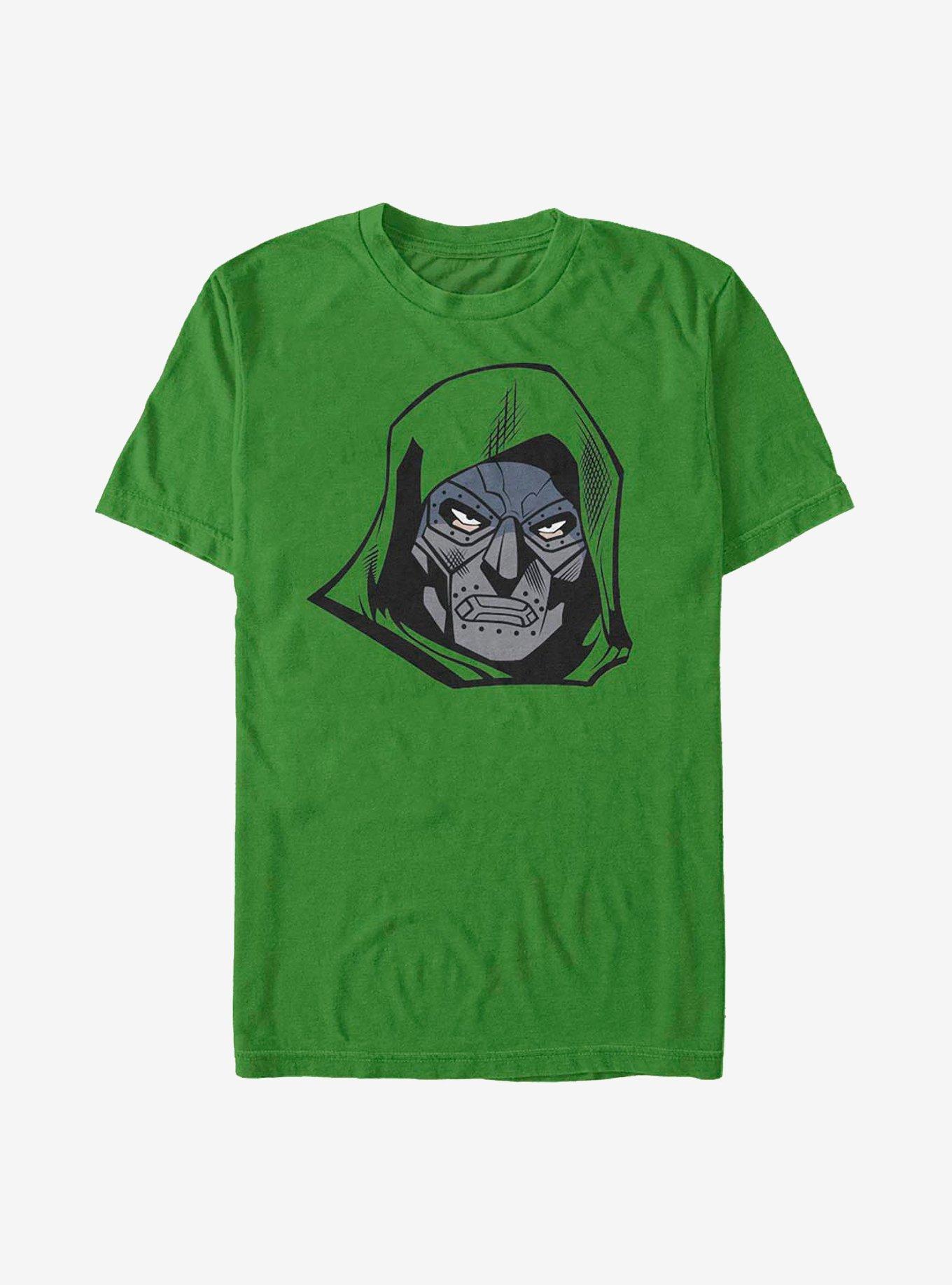 Marvel Fantastic Four Doom Face T-Shirt, KELLY, hi-res