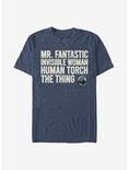 Marvel Fantastic Four Fantastic Stack T-Shirt, NAVY HTR, hi-res