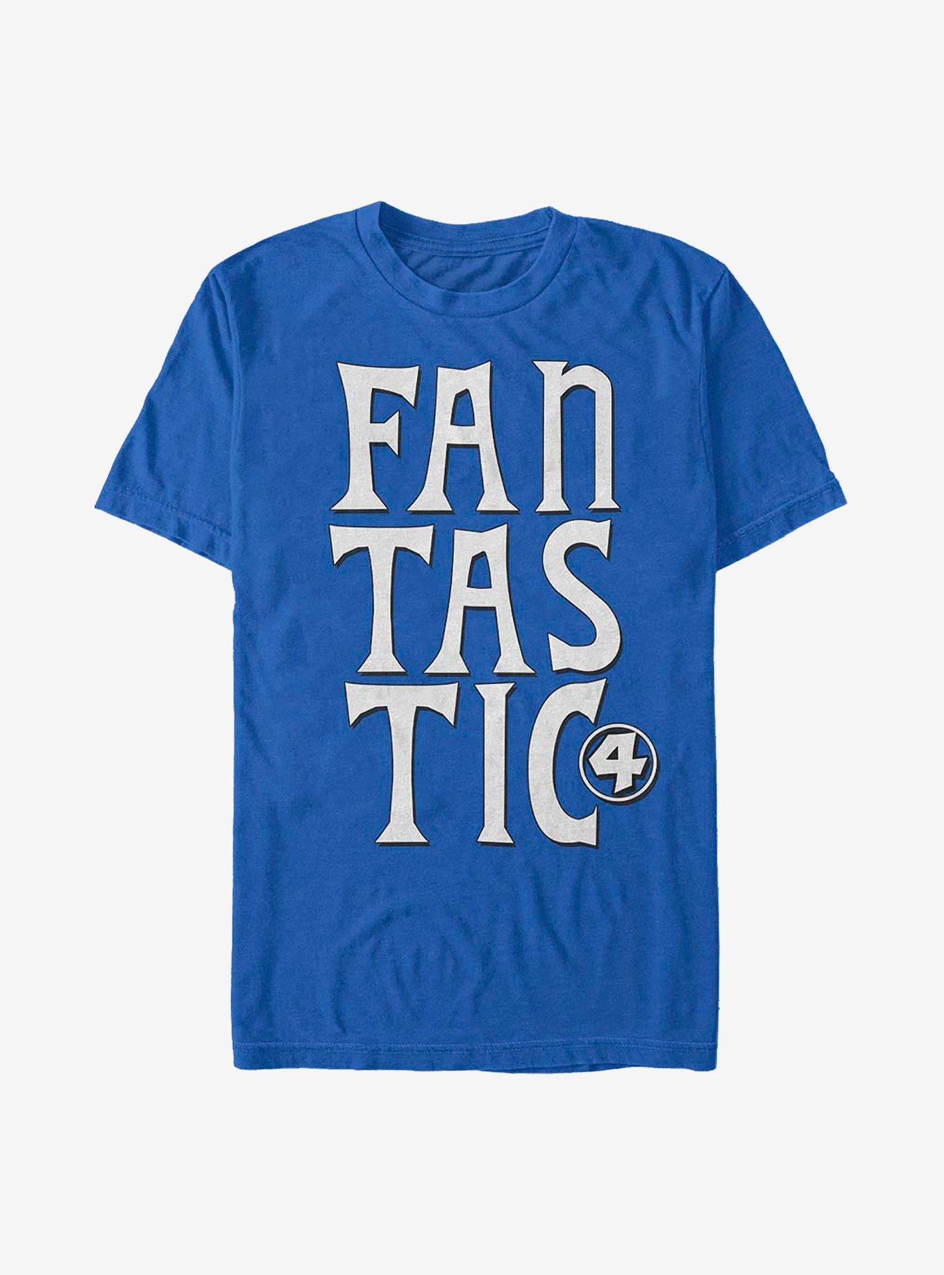 Marvel Fantastic Four Fantastic Words T-Shirt, ROYAL, hi-res