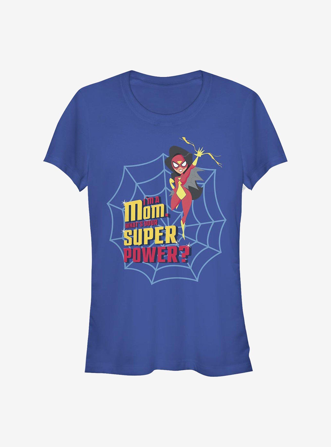 Hot Topic Marvel Super Power Mom Spider Girls T-Shirt