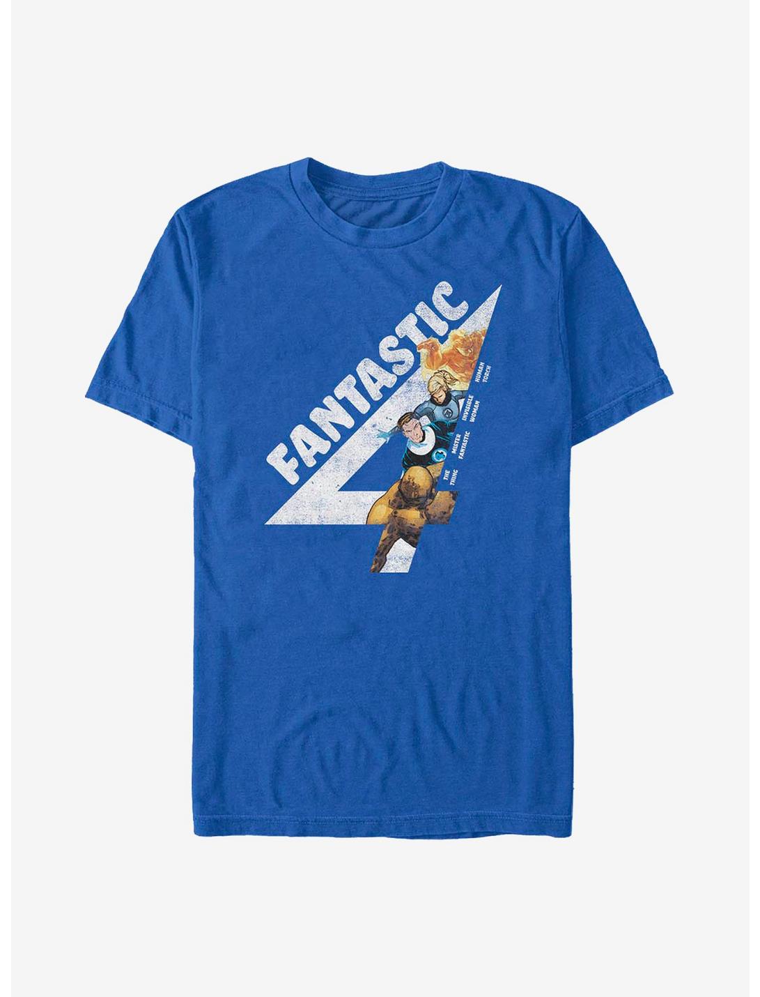 Marvel Fantastic Four Fantastically Vintage T-Shirt, ROYAL, hi-res