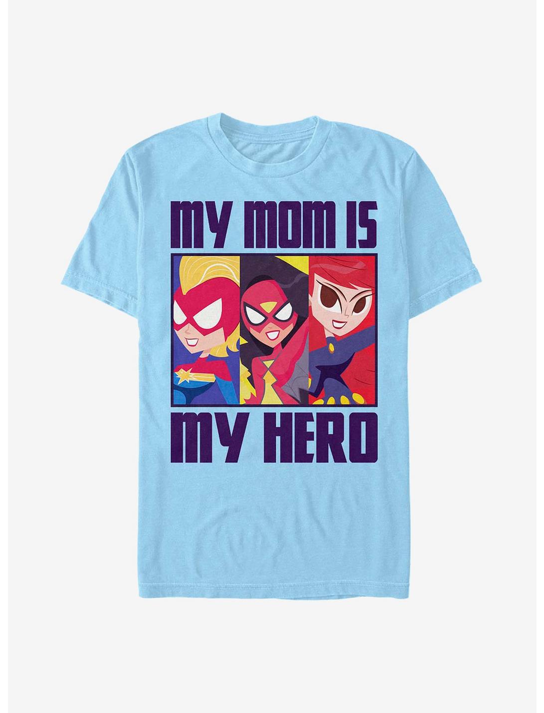 Marvel Hero Mom Boxup T-Shirt, LT BLUE, hi-res