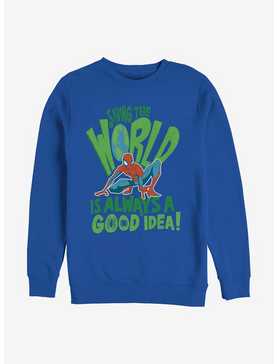 Marvel Spider-Man Spider World Crew Sweatshirt, , hi-res