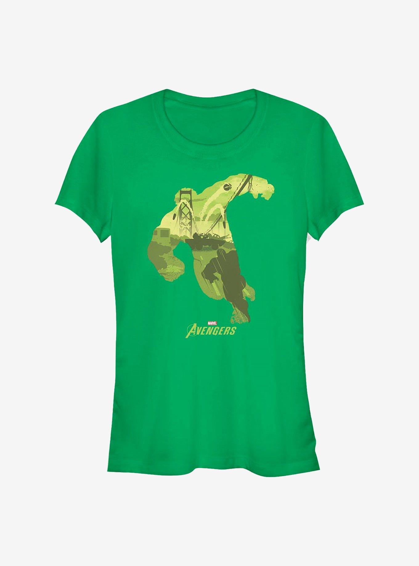 Marvel The Hulk Scene Girls T-Shirt, KELLY, hi-res