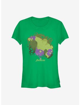 Marvel The Hulk Silhouette Girls T-Shirt, , hi-res