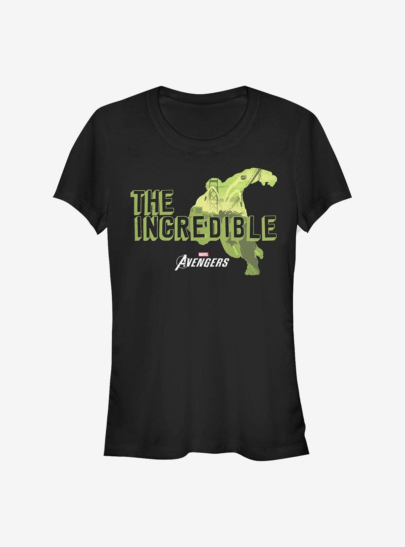 Marvel The Hulk The Big Guy Girls T-Shirt, BLACK, hi-res