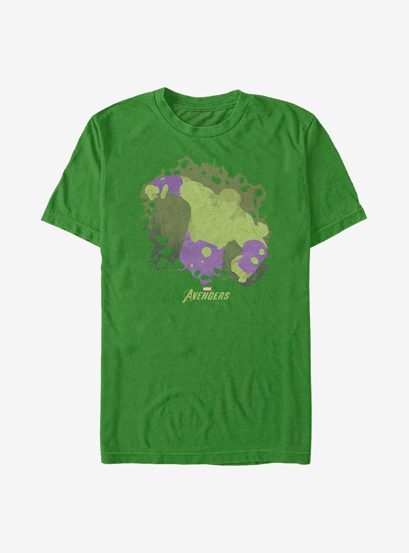 Marvel The Hulk Silhouette T-Shirt, KELLY, hi-res