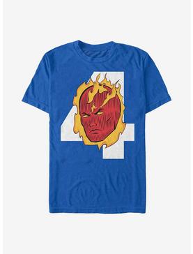 Plus Size Marvel Fantastic Four Torch Head T-Shirt, , hi-res