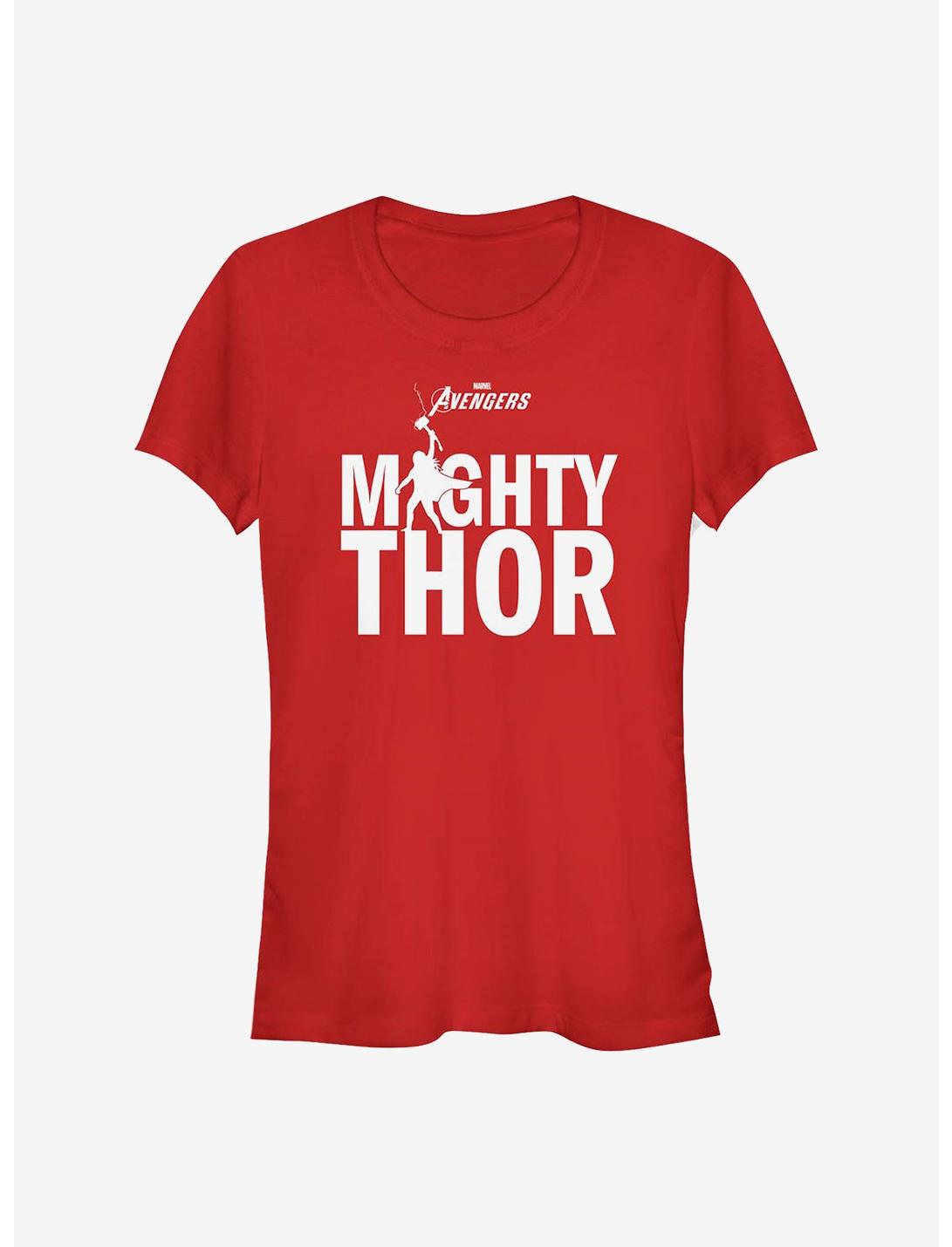 Marvel Thor Mighty Thor Girls T-Shirt, RED, hi-res