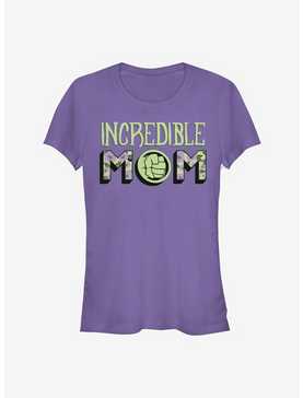Marvel The Hulk Incredible Hulk Mom Girls T-Shirt, PURPLE, hi-res