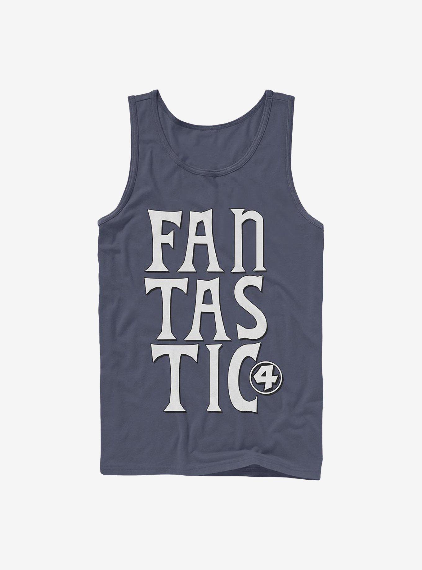 Marvel Fantastic Four Fantastic Words Tank, NAVY, hi-res