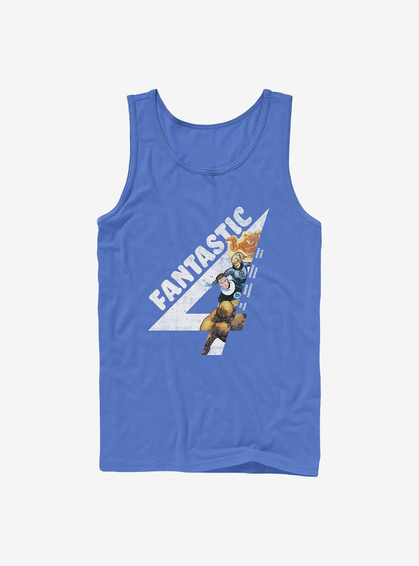 Marvel Fantastic Four Fantastically Vintage Tank, ROYAL, hi-res