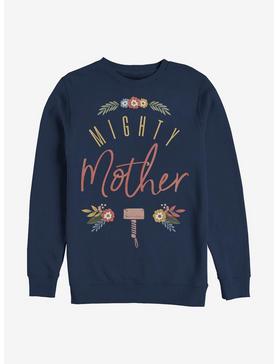 Marvel Thor Might Mother Floral Crew Sweatshirt, , hi-res