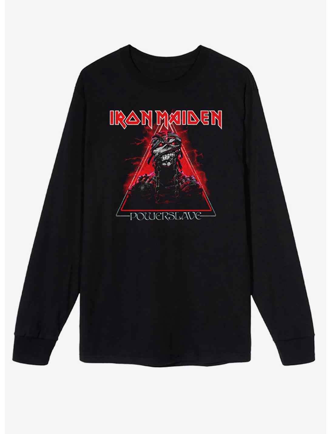 Iron Maiden Powerslave Long-Sleeve T-Shirt, BLACK, hi-res