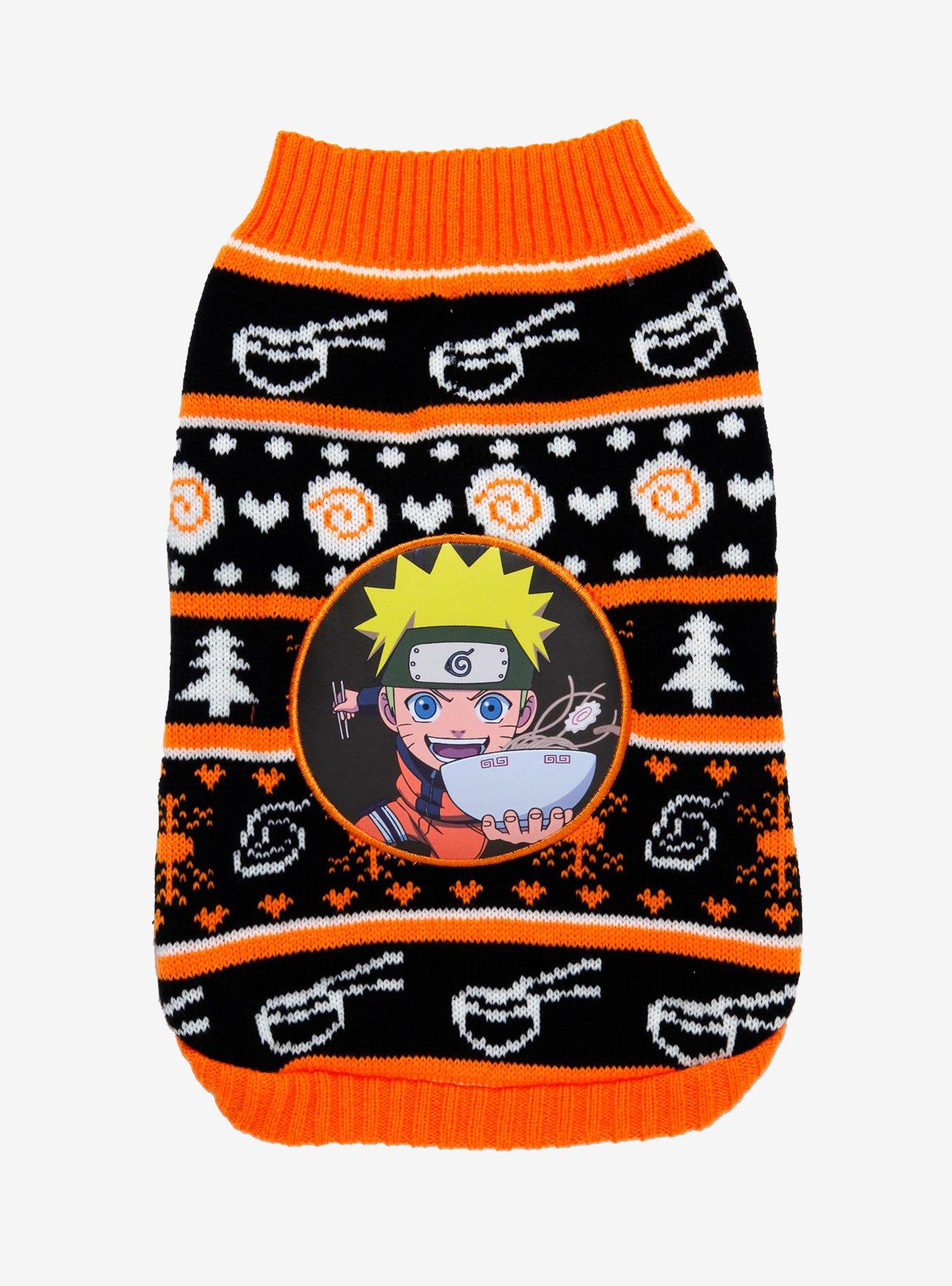 Naruto Shippuden Ichiraku Ramen Pet Holiday Sweater - BoxLunch Exclusive, MULTI, hi-res