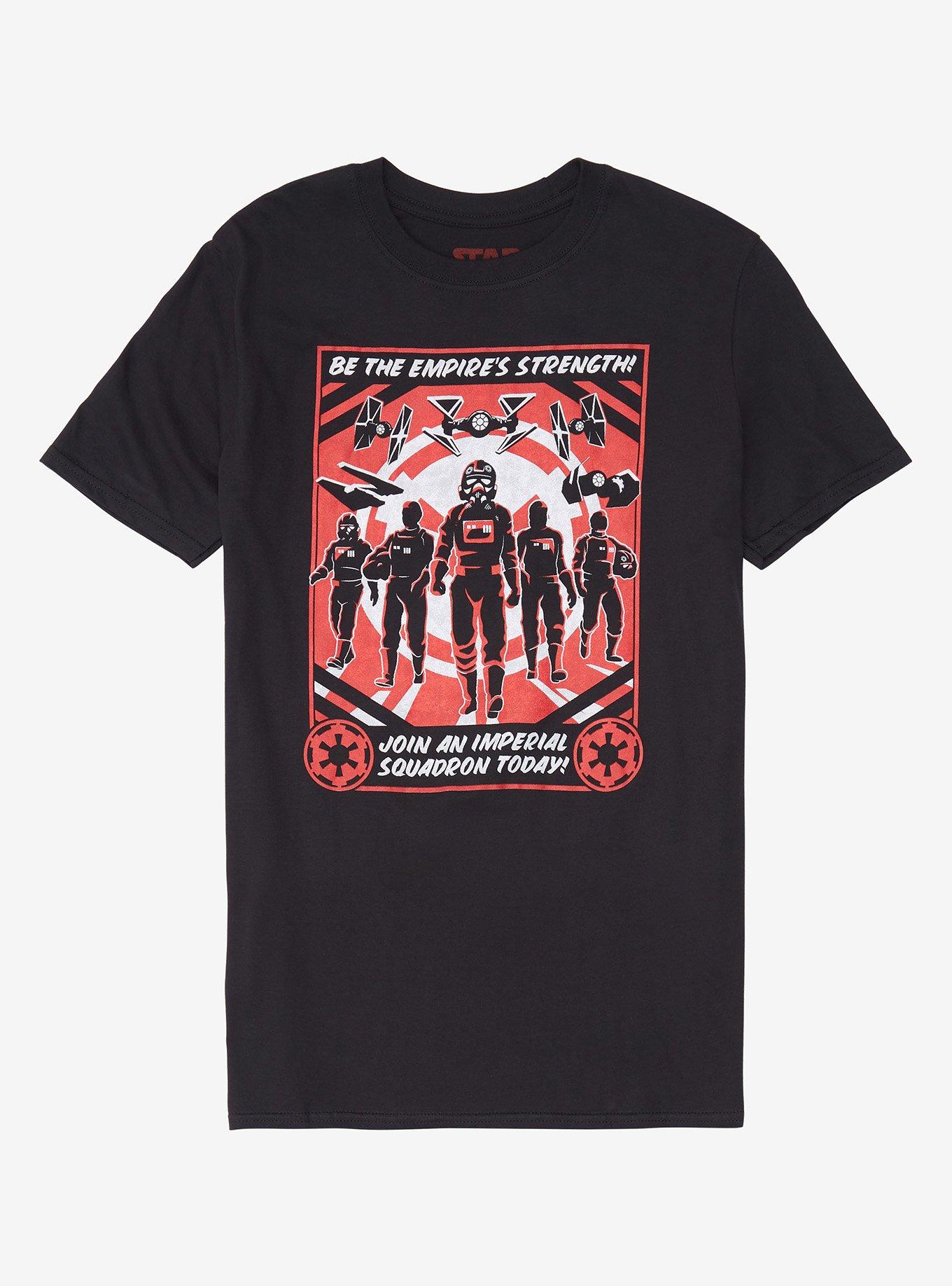 Star Wars: Squadrons Imperial Squadron T-Shirt, BLACK, hi-res