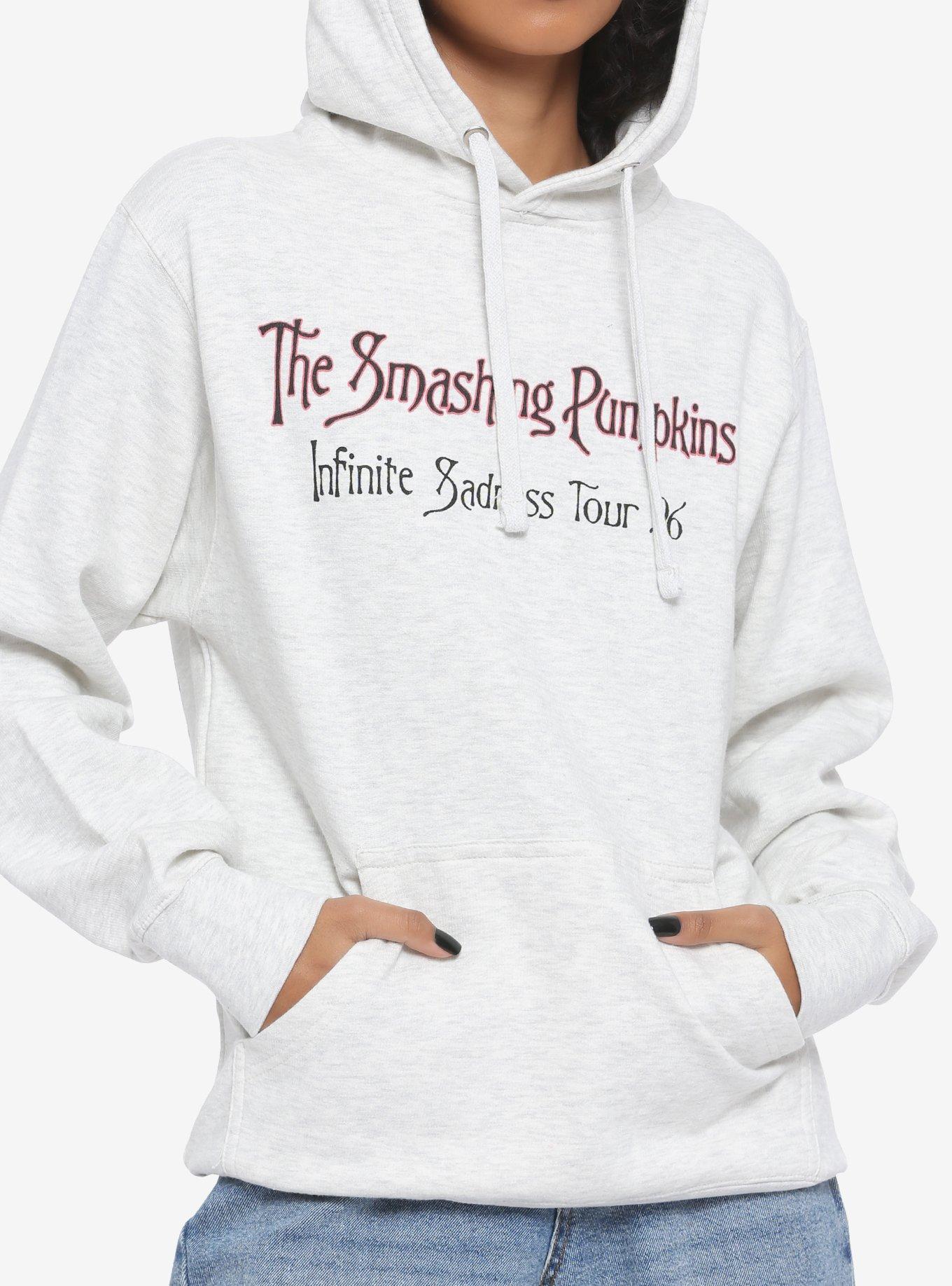 The Smashing Pumpkins Infinite Sadness Tour Girls Hoodie, GREY, hi-res