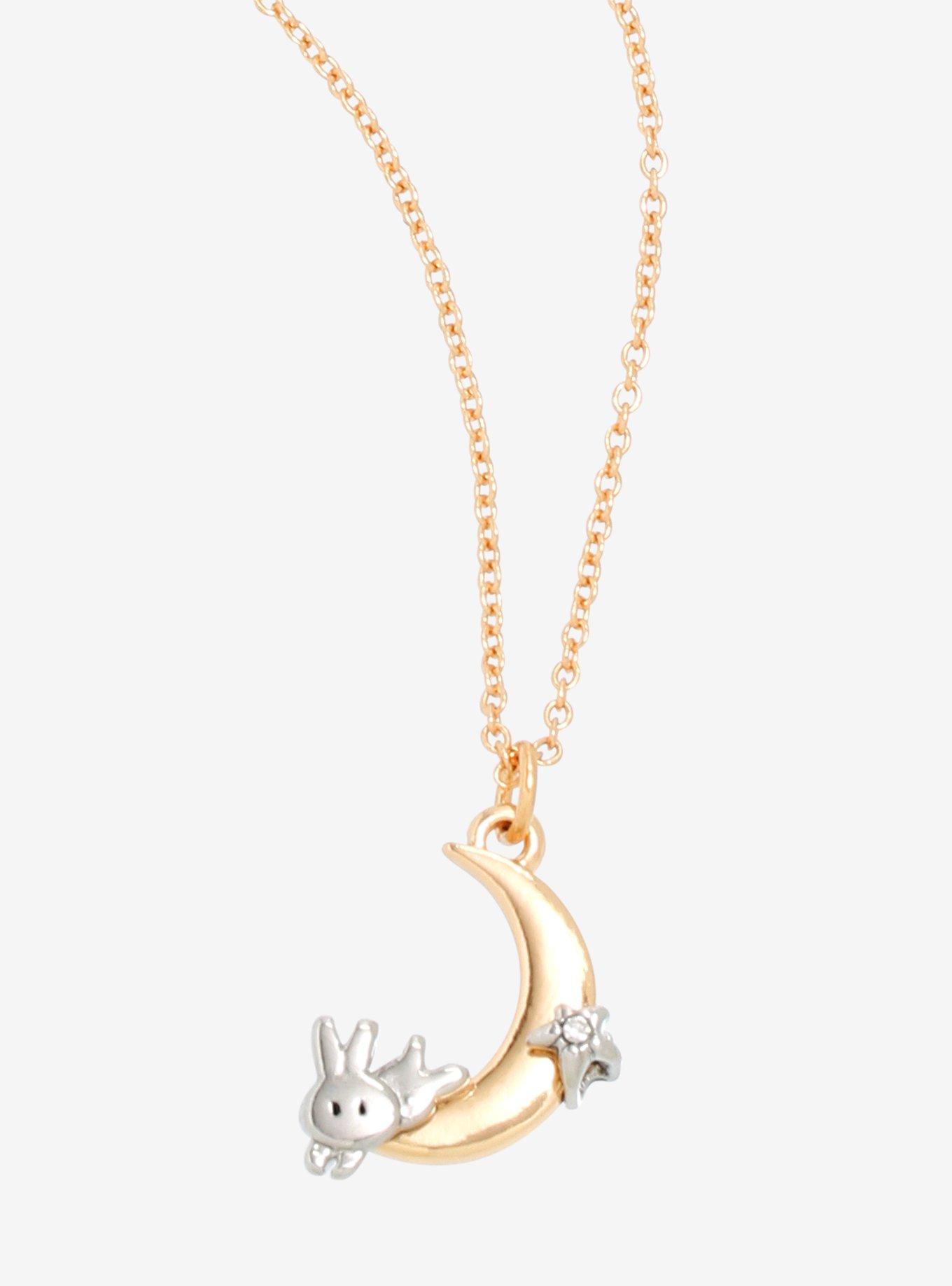 Sailor Moon Rabbit Moon Necklace, , hi-res