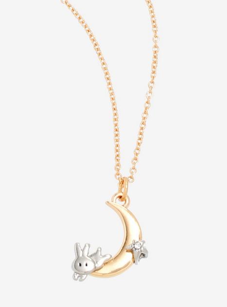 Sailor Moon Rabbit Moon Necklace | BoxLunch