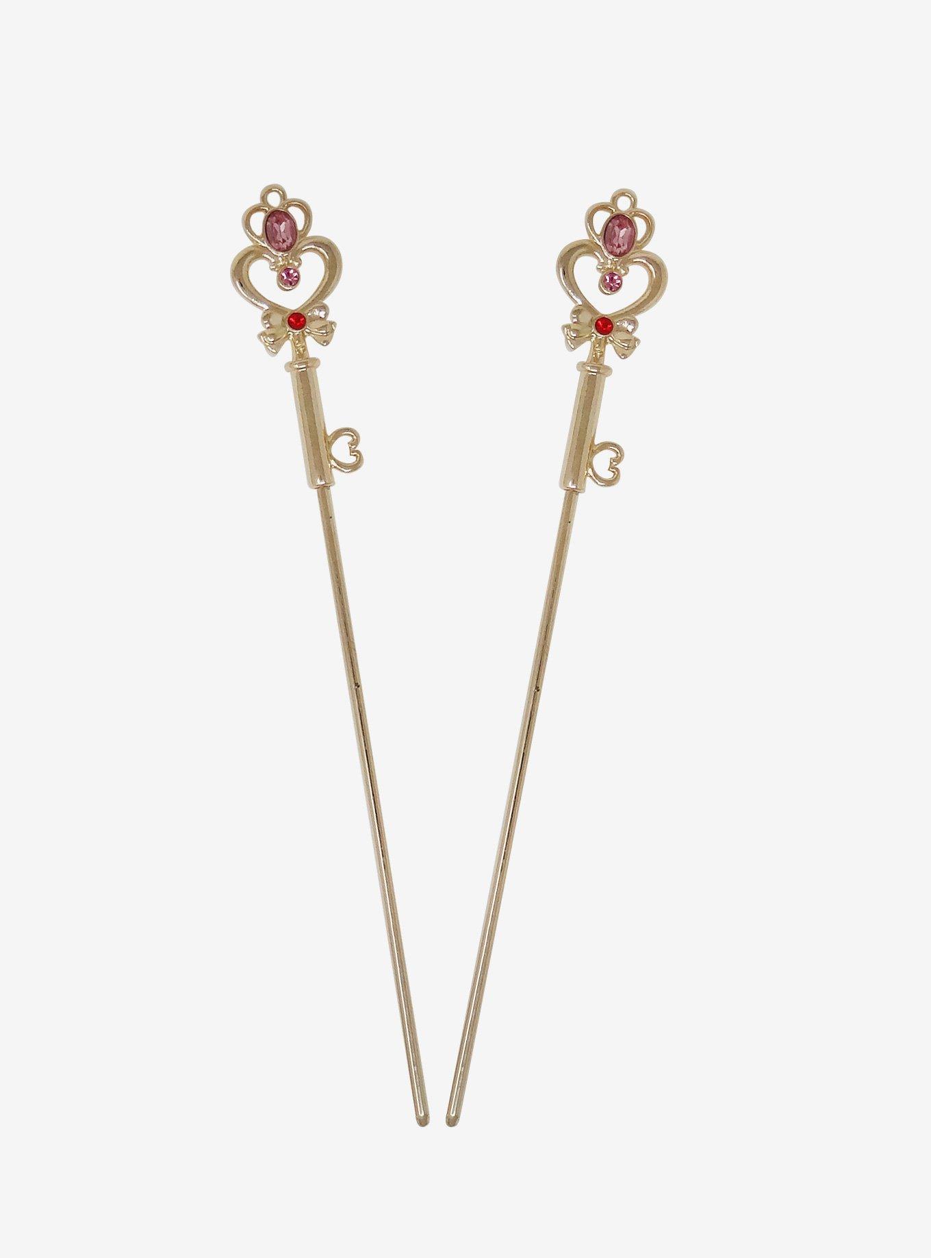 Sailor Moon Space-Time Key Hair Sticks, , hi-res