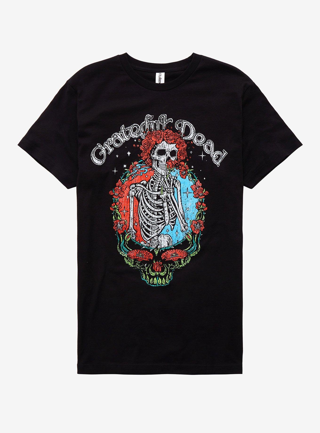 Grateful Dead Floral Skull T-Shirt | Hot Topic