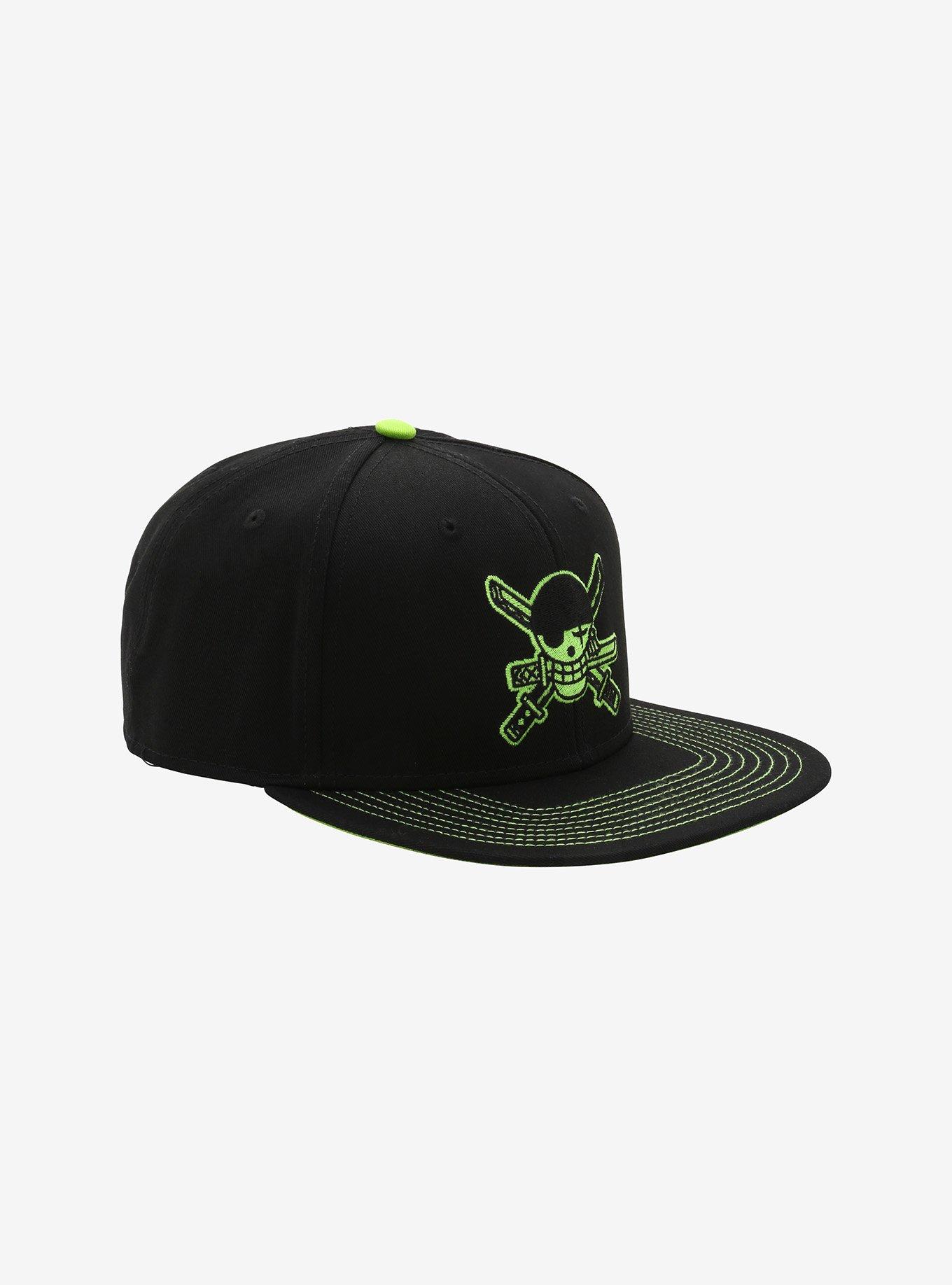 One Piece Zoro Jolly Roger Snapback Hat, , hi-res