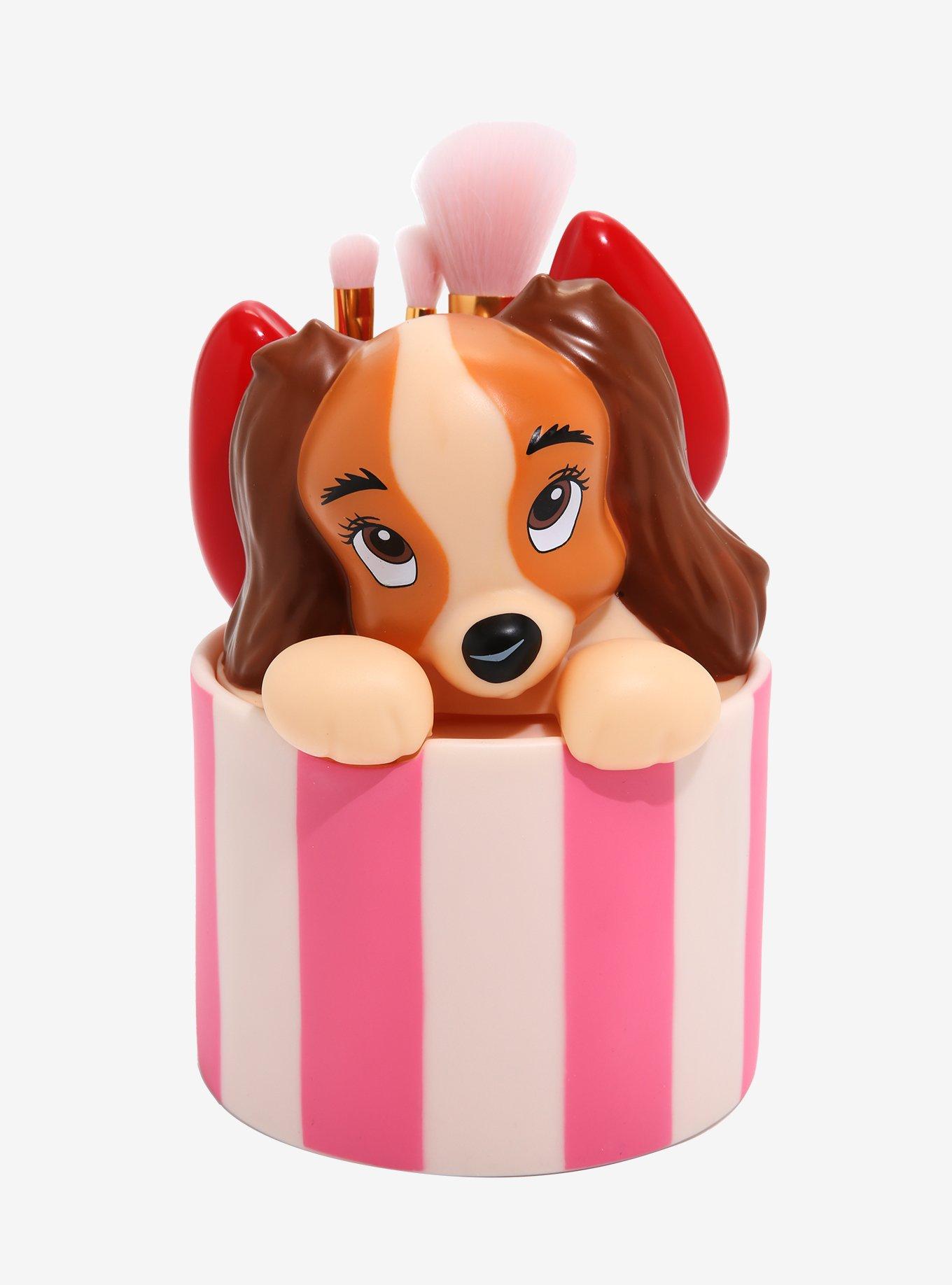 Loungefly Disney Lady and the Tramp Makeup Brush Set - BoxLunch Exclusive, , hi-res