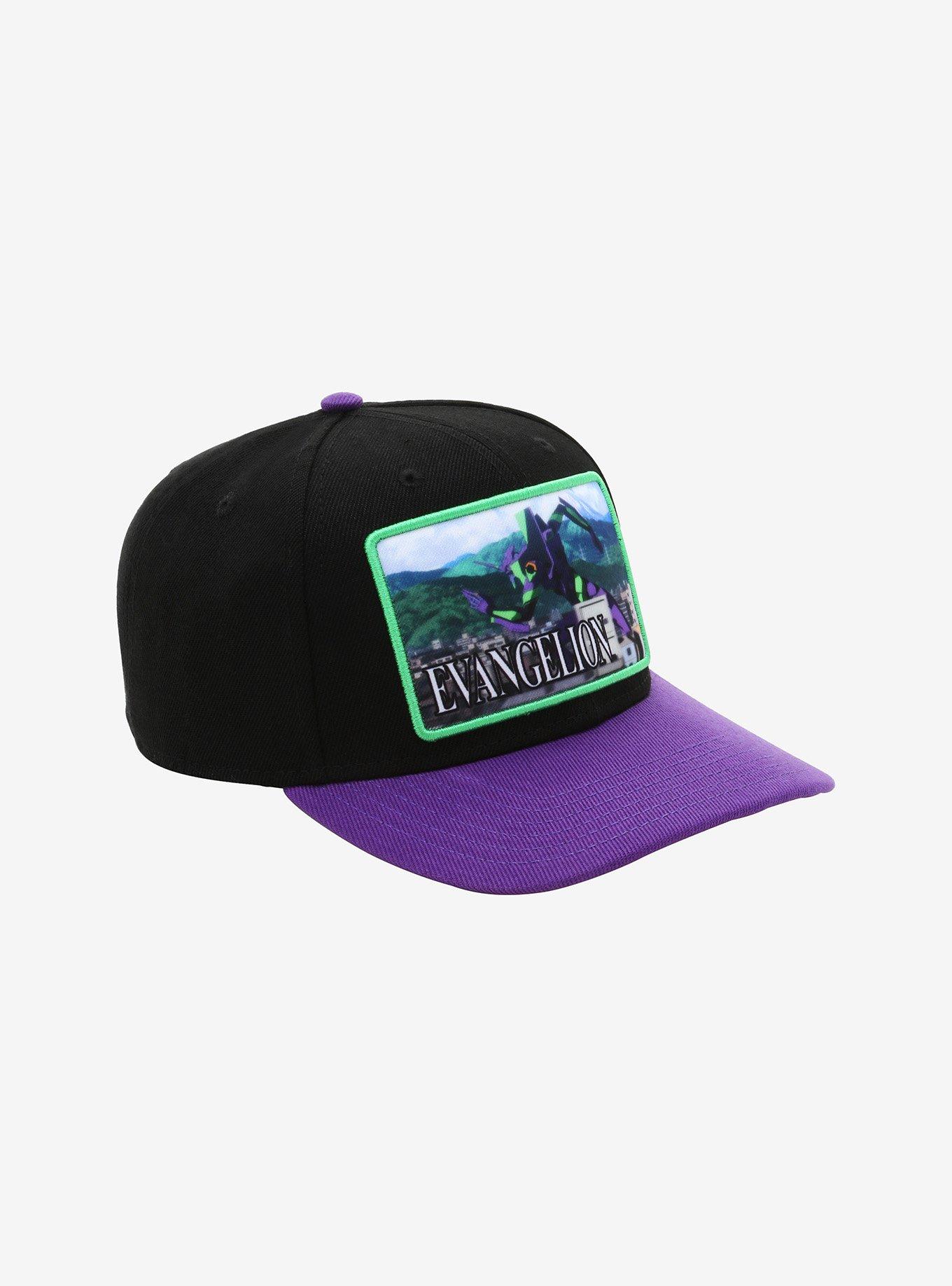 Neon Genesis Evangelion Eva Unit-01 Snapback Hat, , hi-res