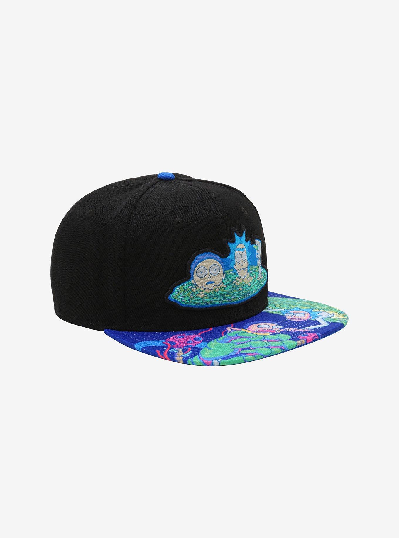 Rick And Morty Portal Snapback Hat, , hi-res