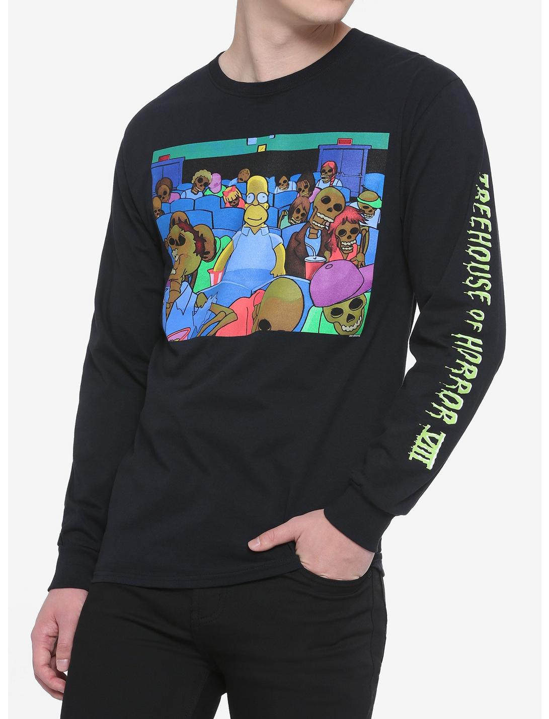 The Simpson Treehouse Of Horror Homer Theater Long-Sleeve T-Shirt, MULTI, hi-res
