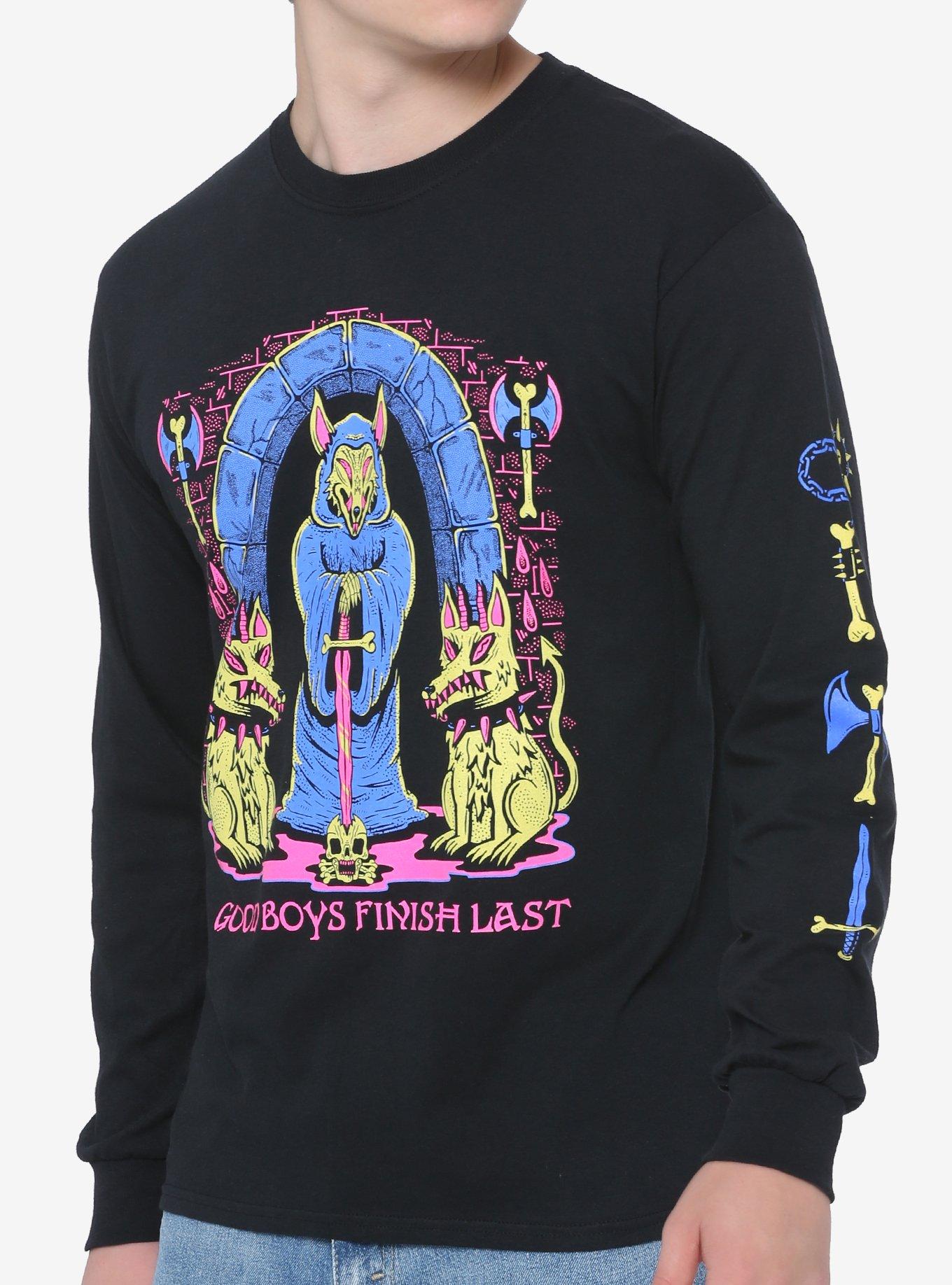 Good Boys Finish Last Long-Sleeve T-Shirt By Wizard Of Barge, MULTI, hi-res