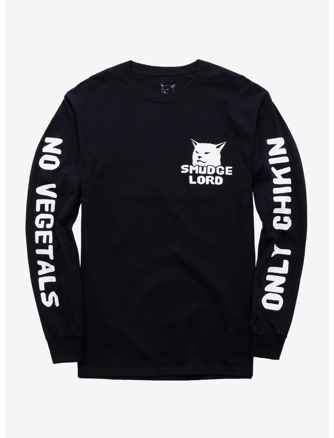 Smudgelord No Vegetals Long-Sleeve T-Shirt, WHITE, hi-res