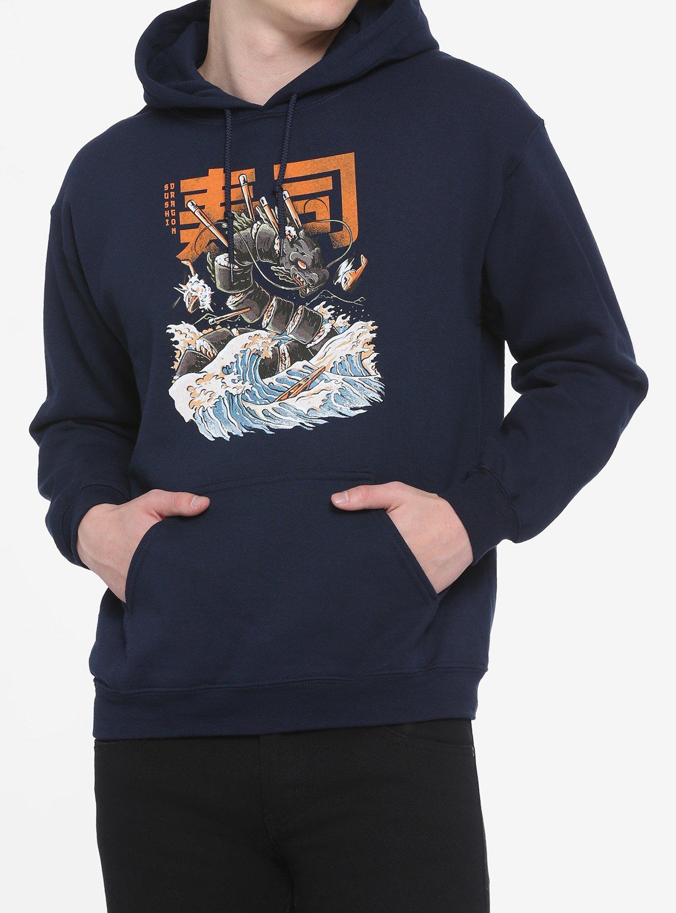 Great Sushi Dragon Hoodie By Vincent Trinidad, MULTI, hi-res