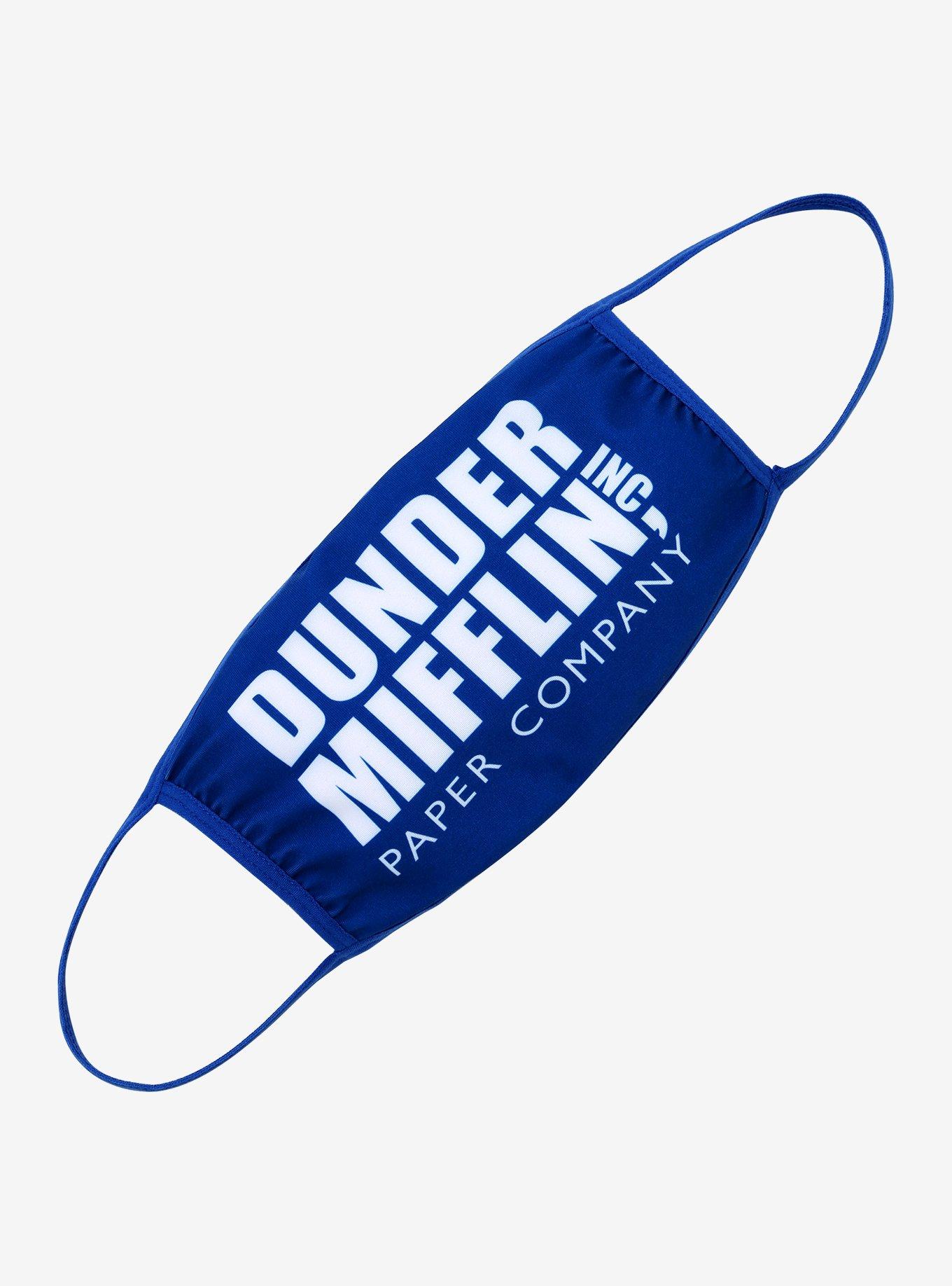 The Office Dunder Mifflin Blue Fashion Face Mask, , hi-res